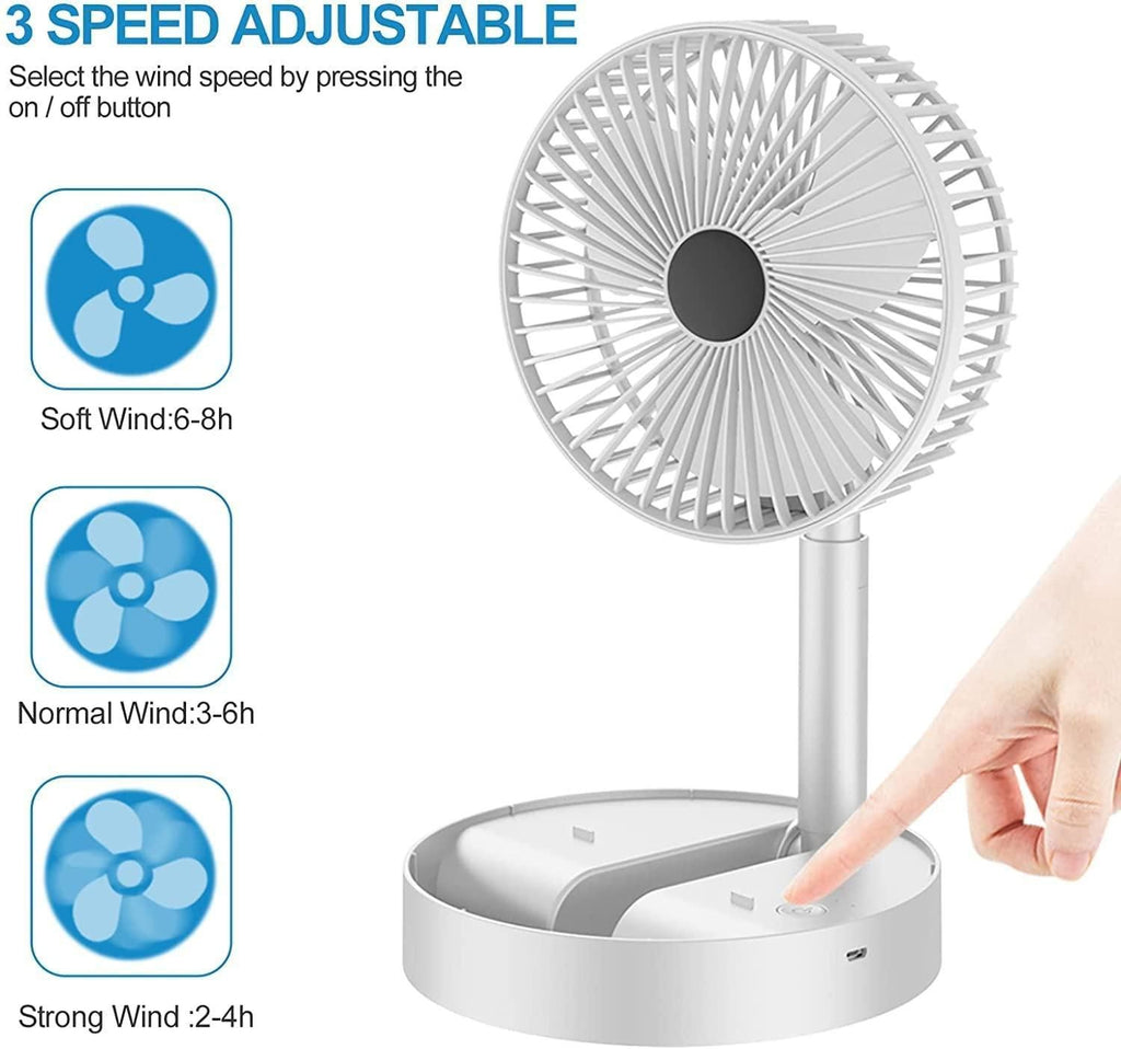AirBreeze Pro Rechargeable High-Speed Table Fan