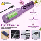StyleGlide™ Cordless Hair Straightening Comb – Instant Smooth & Frizz-Free Styling