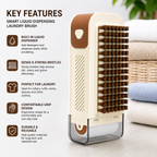WashMate™ Smart Liquid-Dispensing Laundry Brush