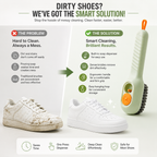 ShoeShine™ Smart Liquid-Dispensing Shoe Cleaning Brush