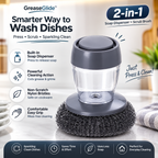 GreaseGlide™ 2-in-1 Soap-Dispensing Scrub Brush – Buy 1 Get 1 FREE