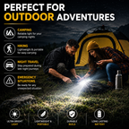 8 in 1 Portable Rechargeable Torch LED Flashlight