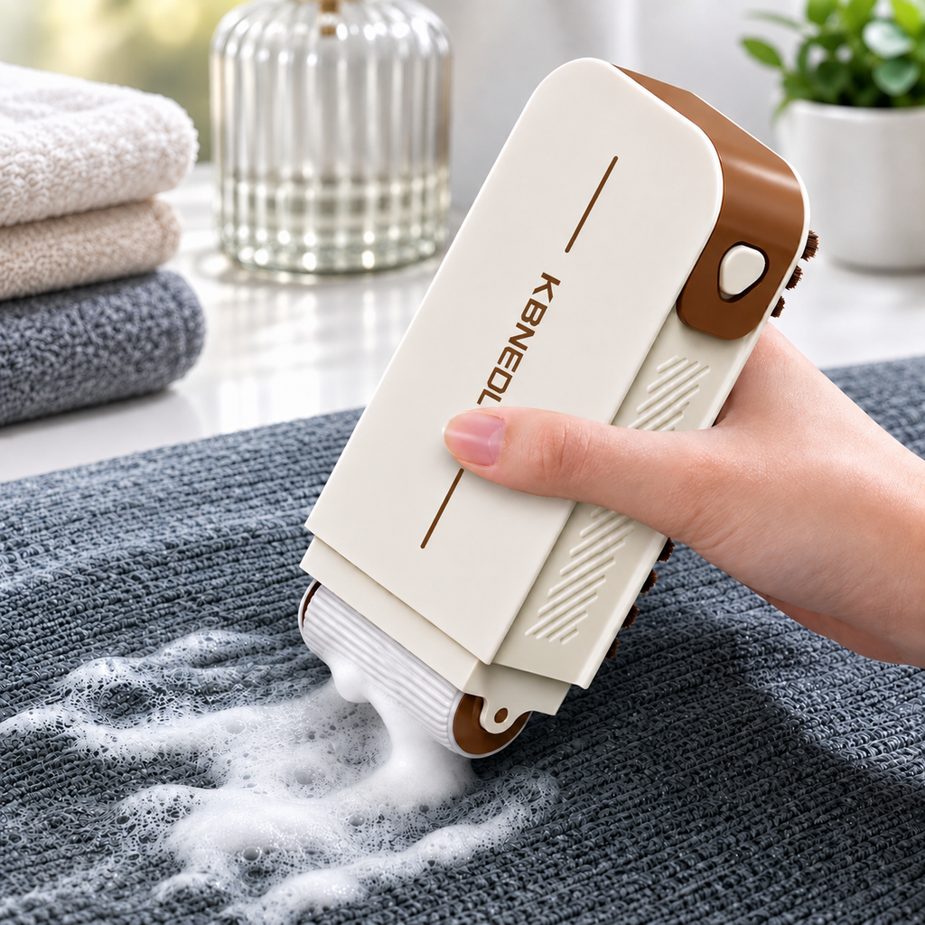 WashMate™ Smart Liquid-Dispensing Laundry Brush