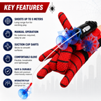 SpiderStrike™ Hero Web Shooter Glove Set | Suction Dart Launcher Toy for Kids