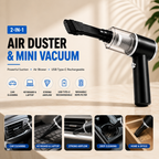 2-in-1 Cordless Mini Vacuum Cleaner & Air Duster