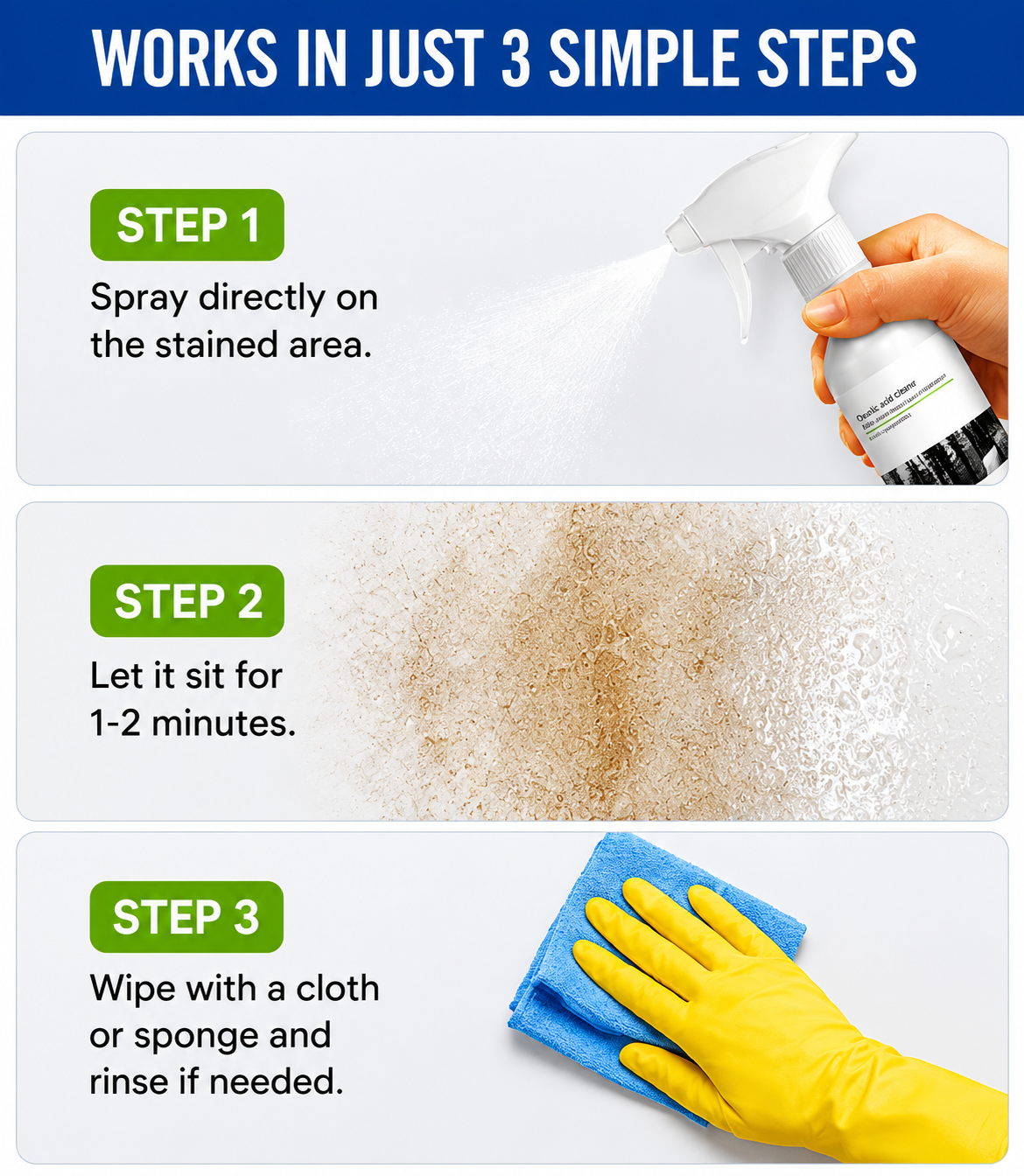 ProCleanX™ Oxalic Power Stain Remover Spray (Buy 1 Get 1 Free – Dual Pack)
