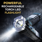 8 in 1 Portable Rechargeable Torch LED Flashlight