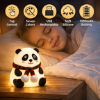 Cute Panda Silicone Night Lamp for Kids
