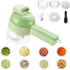 QuickSlice Pro™ 4-in-1 Wireless Electric Vegetable & Garlic Chopper