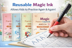 SmartKids Magic Handwriting Copybook Set (4 Books + Pen + 10 Refills)