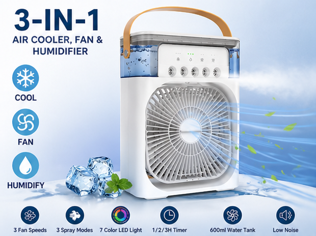 ArcticGlow™ Pro Intelligent Mini Air Cooler