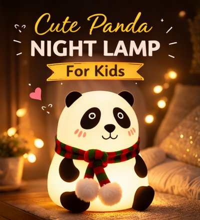 Cute Panda Silicone Night Lamp