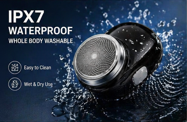 TrimGlide™ Pocket Electric Shaver – Ultra-Compact USB Rechargeable Precision Beard Trimmer