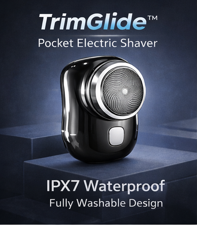 TrimGlide™ Pocket Electric Shaver – Ultra-Compact USB Rechargeable Precision Beard Trimmer