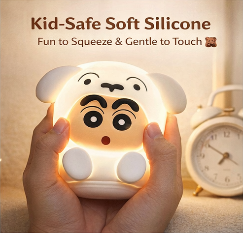 GlowBuddy™ Shiro Silicone LED Night Lamp