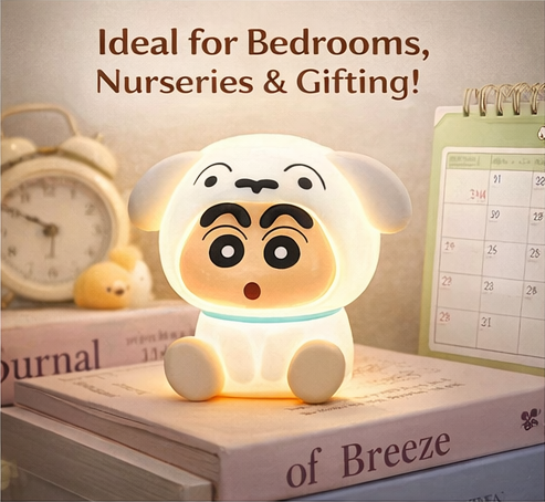 GlowBuddy™ Shiro Silicone LED Night Lamp