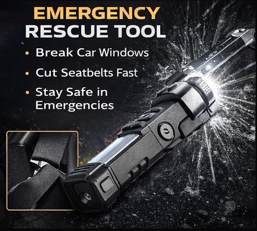 8 in 1 Portable Rechargeable Torch LED Flashlight